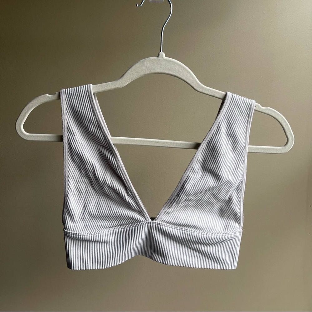 Garage Deep Plunge Tank Top Small